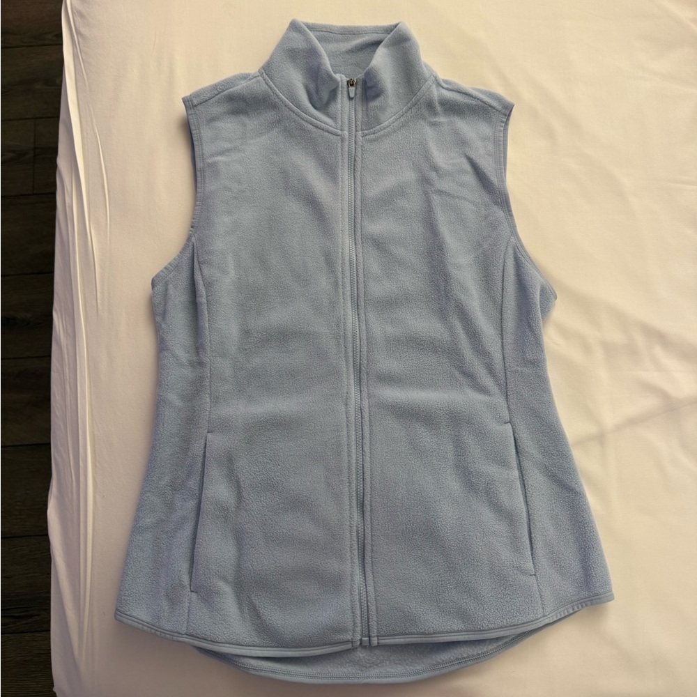 Old Navy Soft Light Blue Fleece Vest